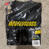 No Sleep Til Apefest Tee — sealed in packaging