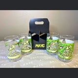 Mutant Ape Beer Stein Glass Set