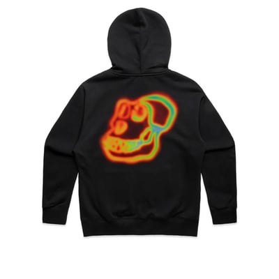 Ape Heatmap Zip Hoodie - Back