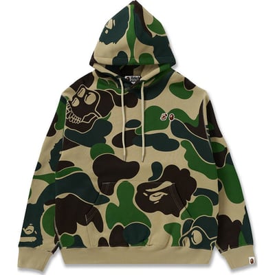 BAPE x BAYC Camo Pullover Hoodie - Green