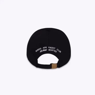 BAYC Logo Dad Hat - White Logo - Back