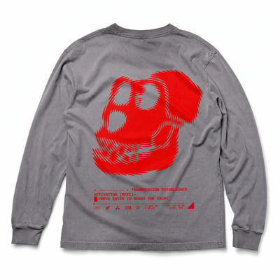 Sonar Skull Long Sleeve Tee - Back