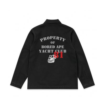 Uchi Canvas Chore Jacket - Back