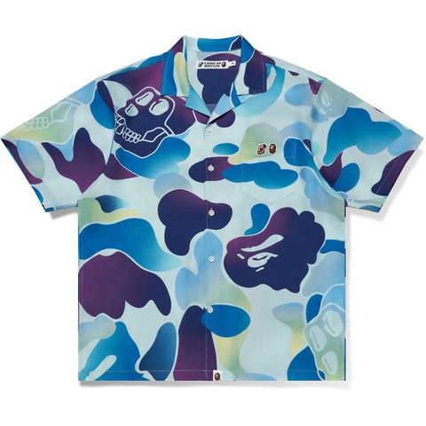 BAPE x BAYC Hawaiian Shirt - Blue