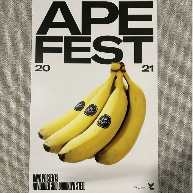 Apefest 2021 Poster