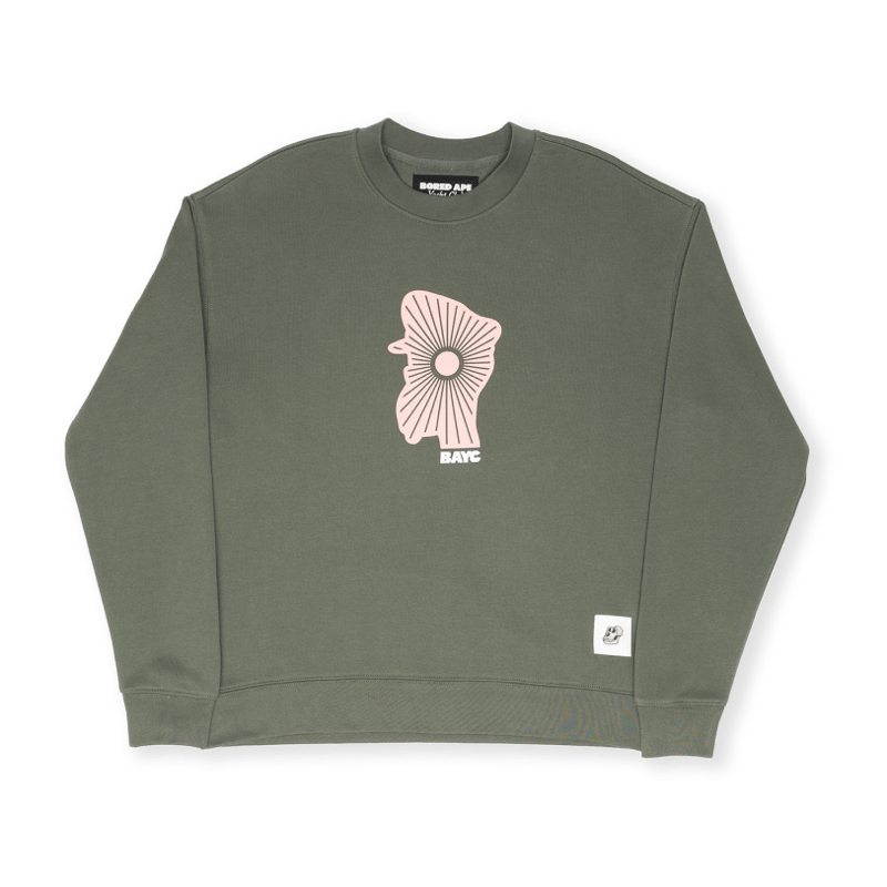 Apefest Sun Crew Pullover - Olive