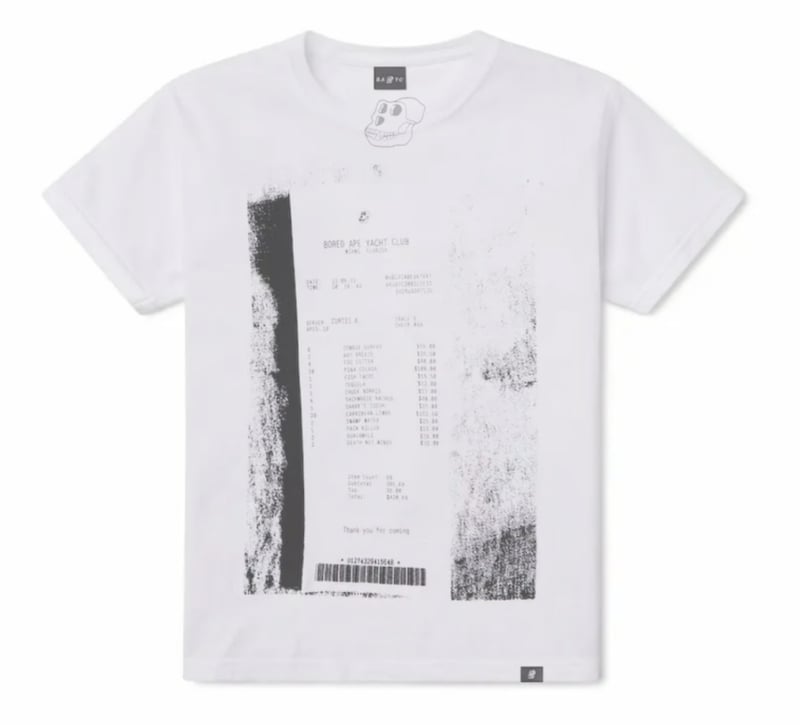 BAYC Receipt Tee